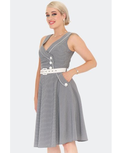 Robe "vintage stripes" VOODOO VIXEN