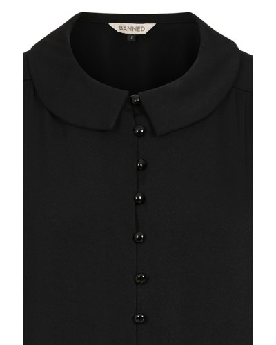 Black Victoria blouse BANNED