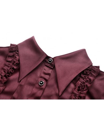 Chemisier"Gothic wine" Dark In Love