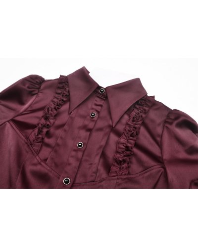 Chemisier"Gothic wine" Dark In Love