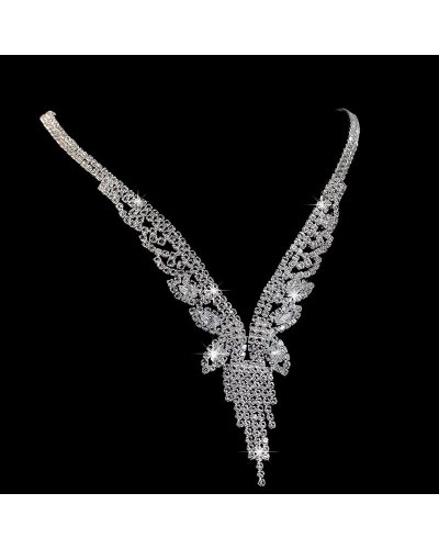 Collier cérémonie strass