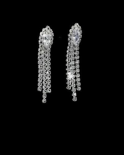 Boucles d'oreille  cérémonie strass