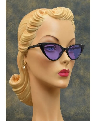 Lunette de soleil Cat eyes  Black / purple