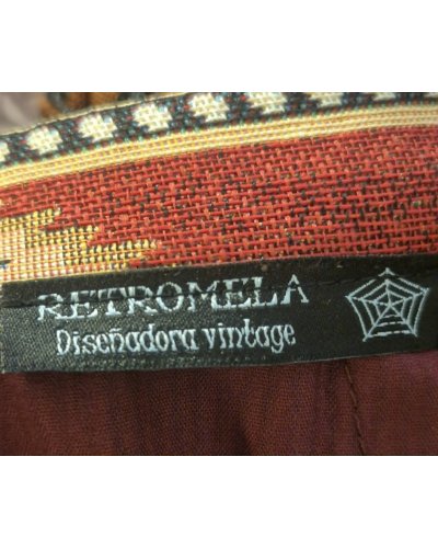 " FRIPERIE SECONDE MAIN " Jupe mexicaine RetroMela
