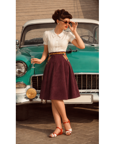" FRIPERIE SECONDE MAIN " Jupe mexicaine RetroMela
