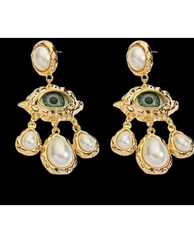 Boucles d'oreilles yeux