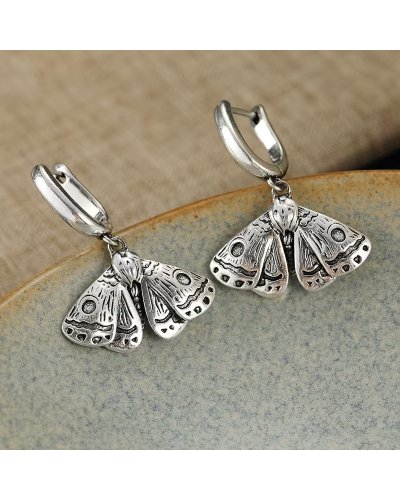 Boucles d'oreilles Papillon nuit