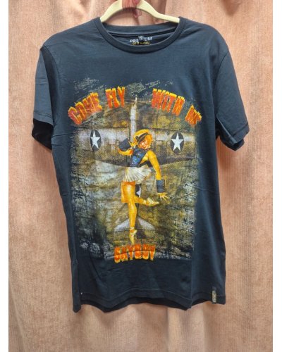 " FRIPERIE SECONDE MAIN" Tee-shirt Rock taille L