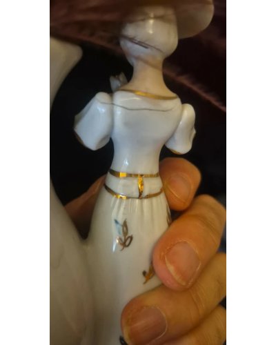 " DECO VINTAGE " figurine vase vintage