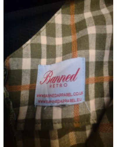 « FRIPERIE SECONDE  MAIN » Robe Banned rétro XL