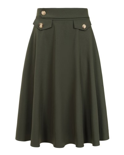 Jupe "BOOK CLUB" GREEN Banned Retro