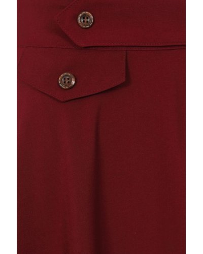 Jupe "BOOK CLUB" BORDEAUX Banned Retro