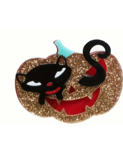 BROCHE Chat acrylique