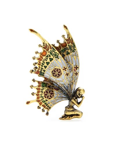 Broche Fée Ailes de Papillon