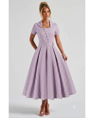 Robe swing"NINA" parme