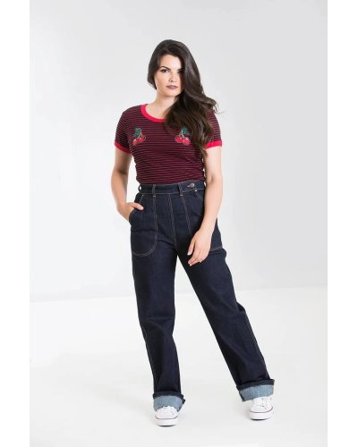 Pantalon en denim Weston HELL BUNNY