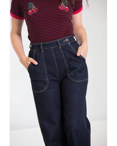 Pantalon en denim Weston HELL BUNNY