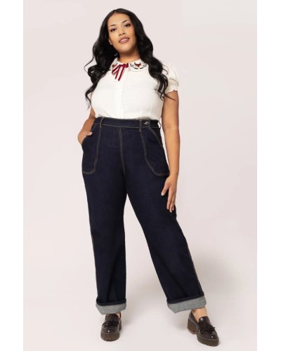 Pantalon en denim Weston HELL BUNNY