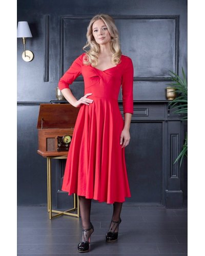 Robe rouge Sasha BANNED