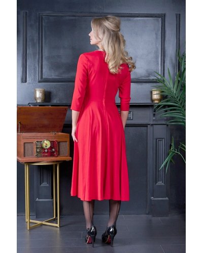 Robe rouge Sasha BANNED