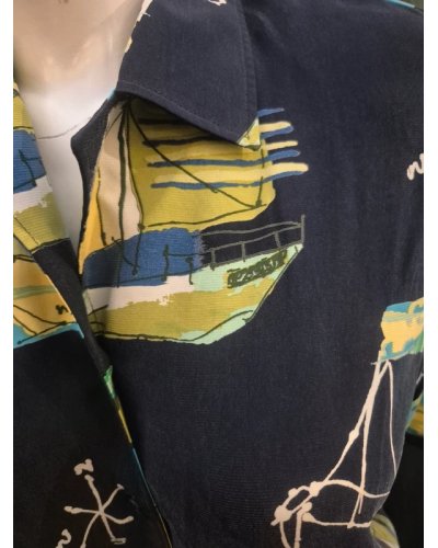 " FRIPERIE SECONDE MAIN " Chemise rétro