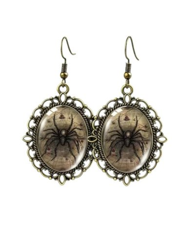 Boucles d'oreilles Araignée