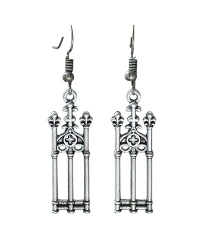 Boucles d'oreilles architecturaux gothiques