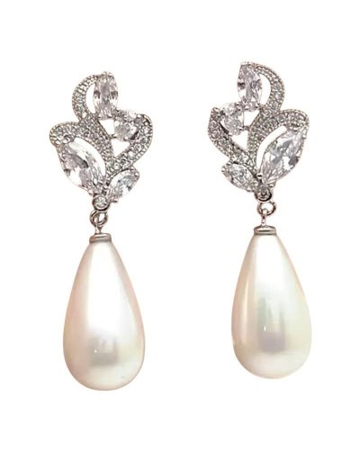 Boucles d'oreilles goutte d'eau perle