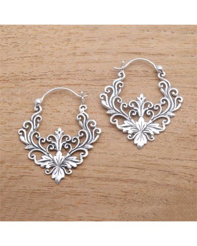 Créoles d'oreille baroques