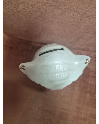 " FRIPERIE DECO"  Chouette Tirelire vintage 1970's