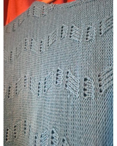 «FRIPERIE SECONDE MAIN !» Pull turquoise