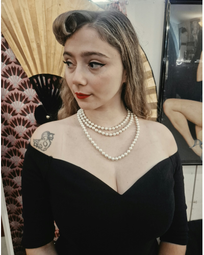 Robe crayon noire Amalia BANNED