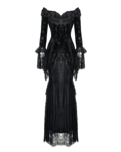 Robe longue "Reine gothique"  Dark In Love
