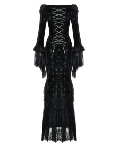 Robe longue "Reine gothique"  Dark In Love