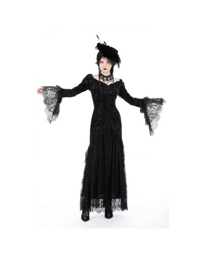 Robe longue "Reine gothique"  Dark In Love