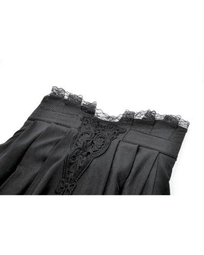 Jupe longue " Souveraine de Minuit " DARKINLOVE